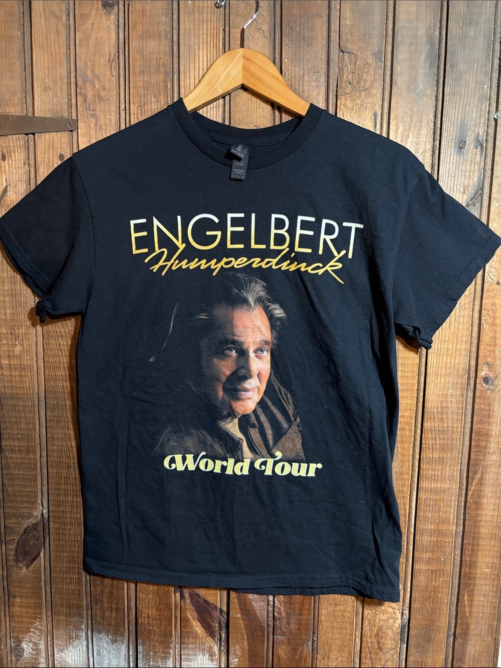 Engelbert Humperdinck Black World Tour Graphic Tee